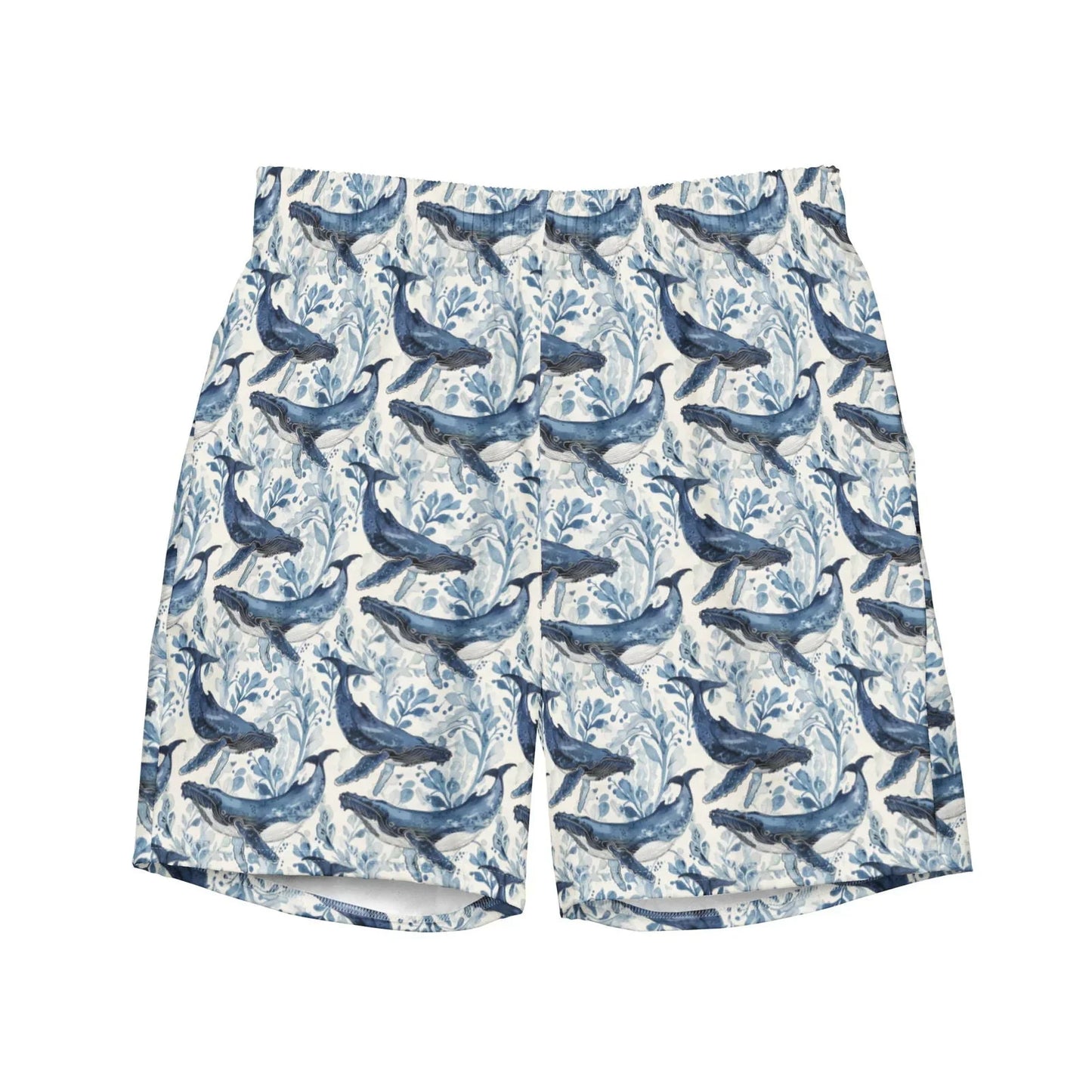Humpback Whale Song Men's Swim Trunks - 
