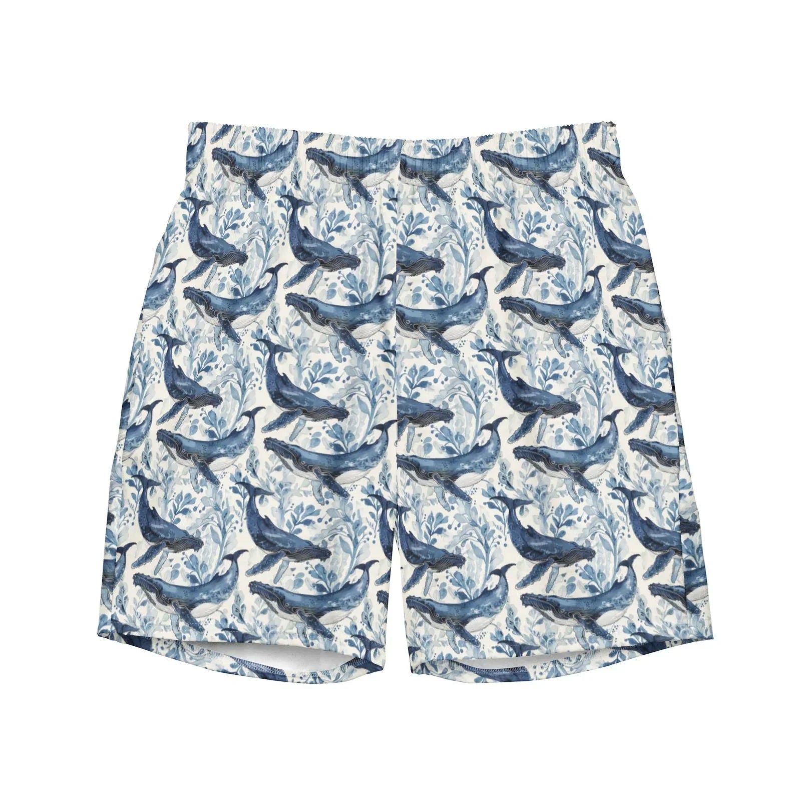 Humpback Whale Song Men's Swim Trunks - 