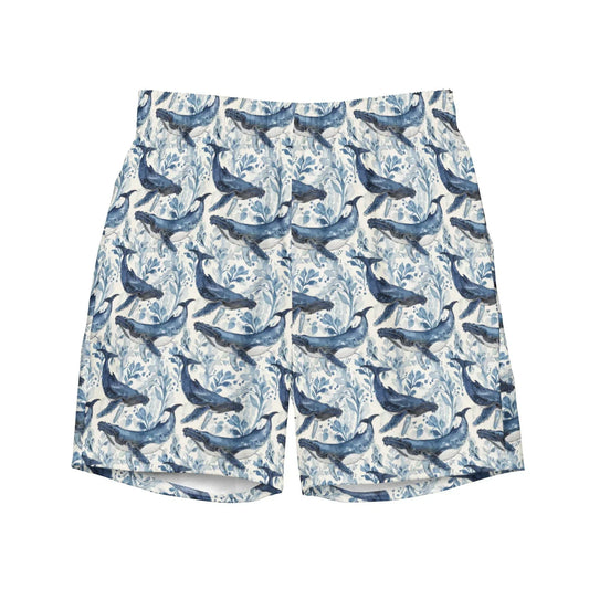 Humpback Whale Song Men's Swim Trunks - 