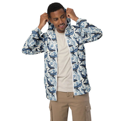 Humpback Whale Song Men's Windbreaker - 