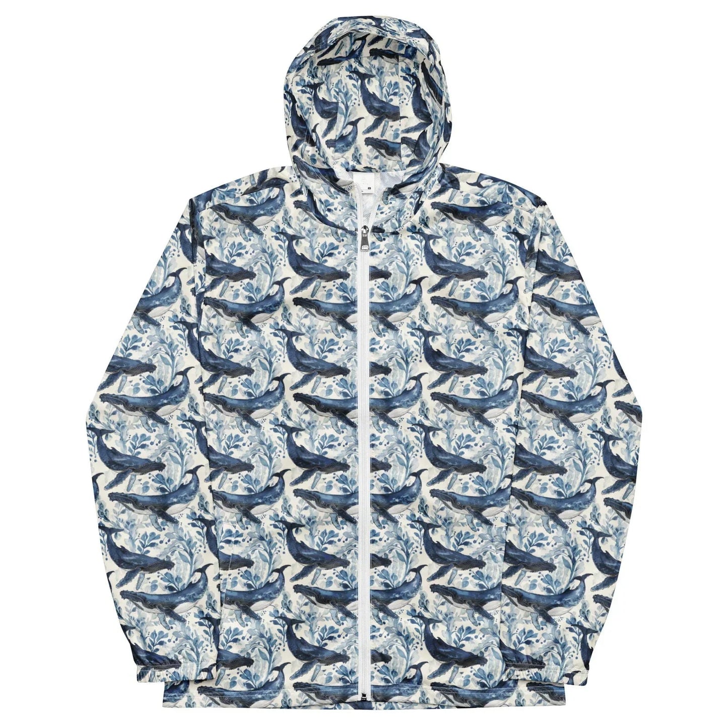 Humpback Whale Song Men's Windbreaker - 