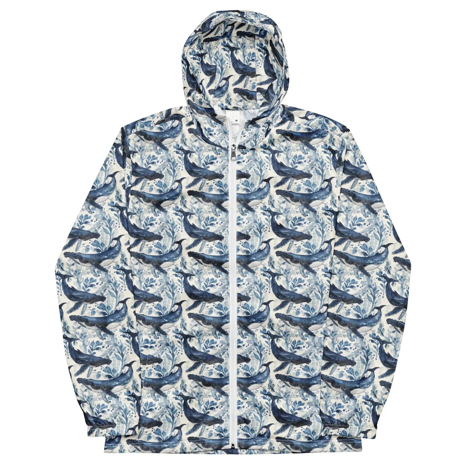 Humpback Whale Song Men's Windbreaker - 