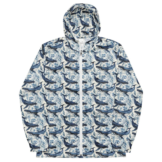Humpback Whale Song Men's Windbreaker - 