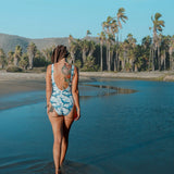 Blacktip Shark Drift One-Piece Swimsuit -  - ["shark","shark watch","swim","Wildlife","women"]