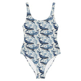 Blacktip Shark Drift One-Piece Swimsuit -  - ["shark","shark watch","swim","Wildlife","women"]