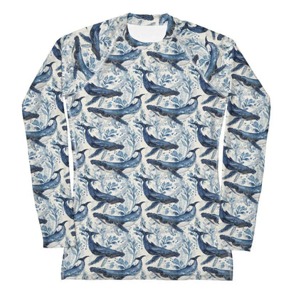 Humpback Whale Song Women's Rash Guard - 