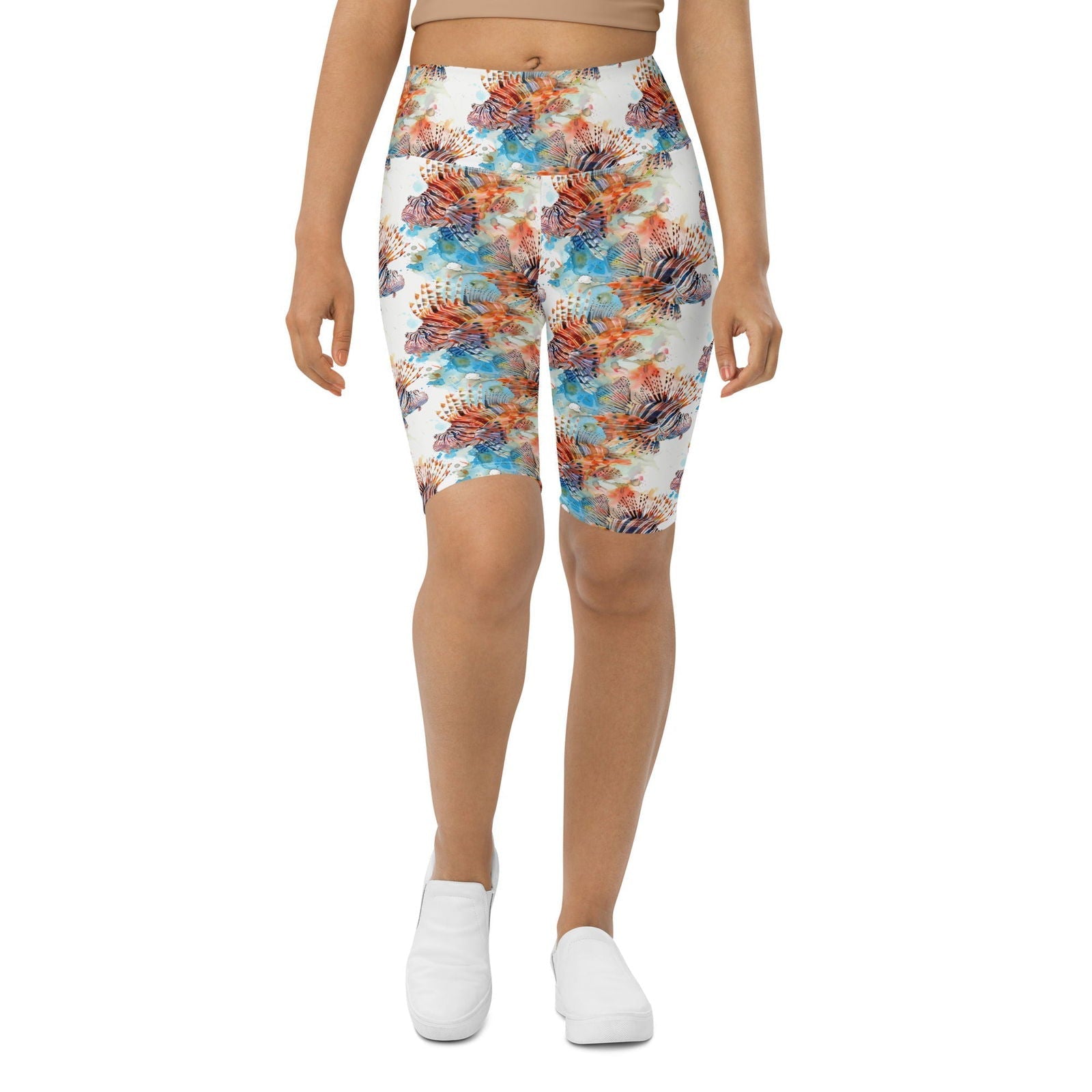 Invasive Lionfish 8" Inch Dive Shorts - 