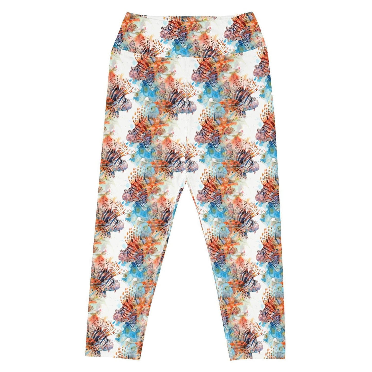 Invasive Lionfish Capri Swim Leggings - 