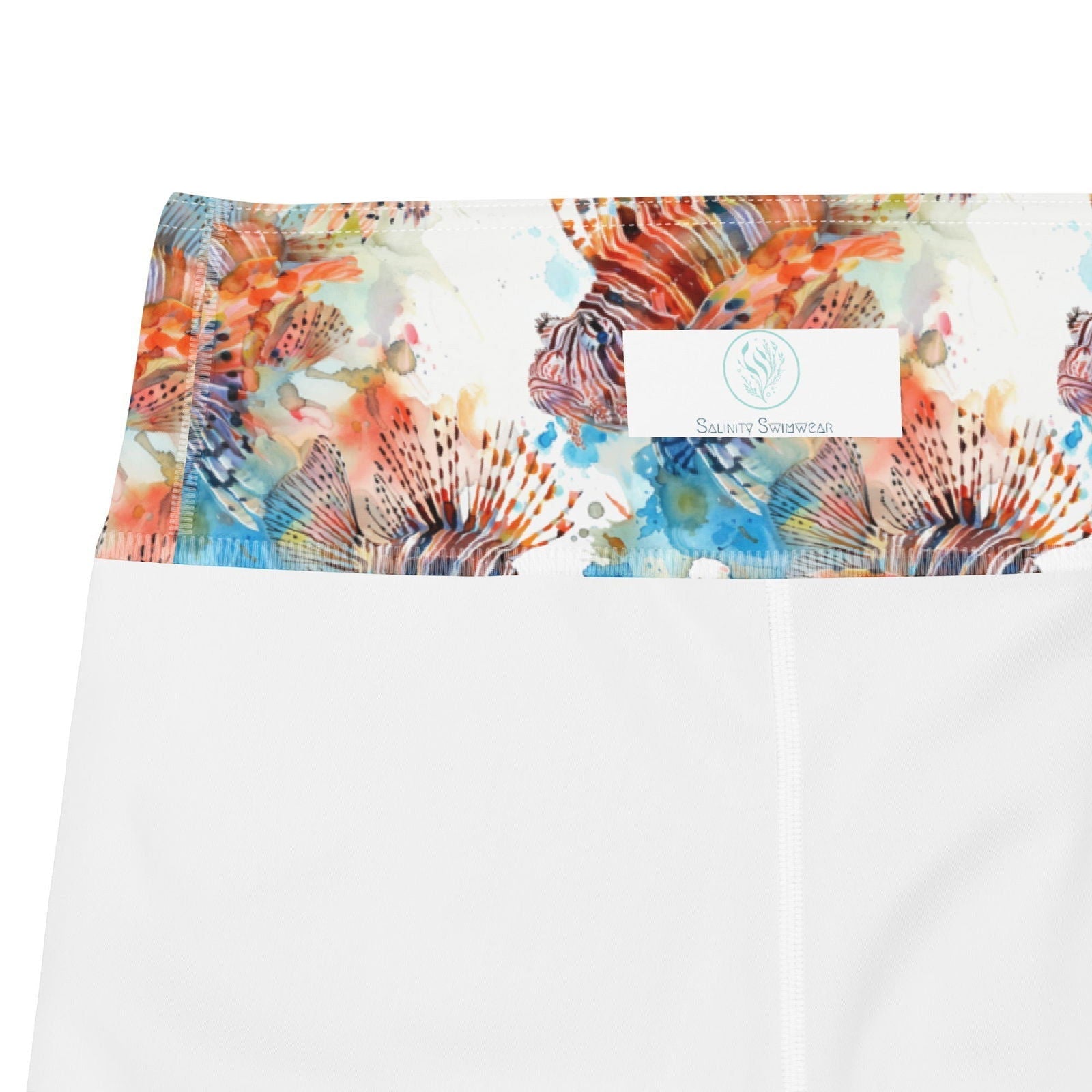 Invasive Lionfish Capri Swim Leggings - 
