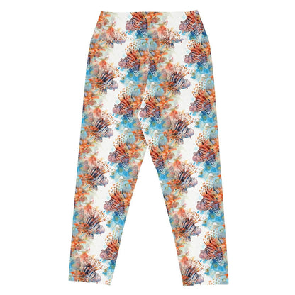 Invasive Lionfish Capri Swim Leggings - 