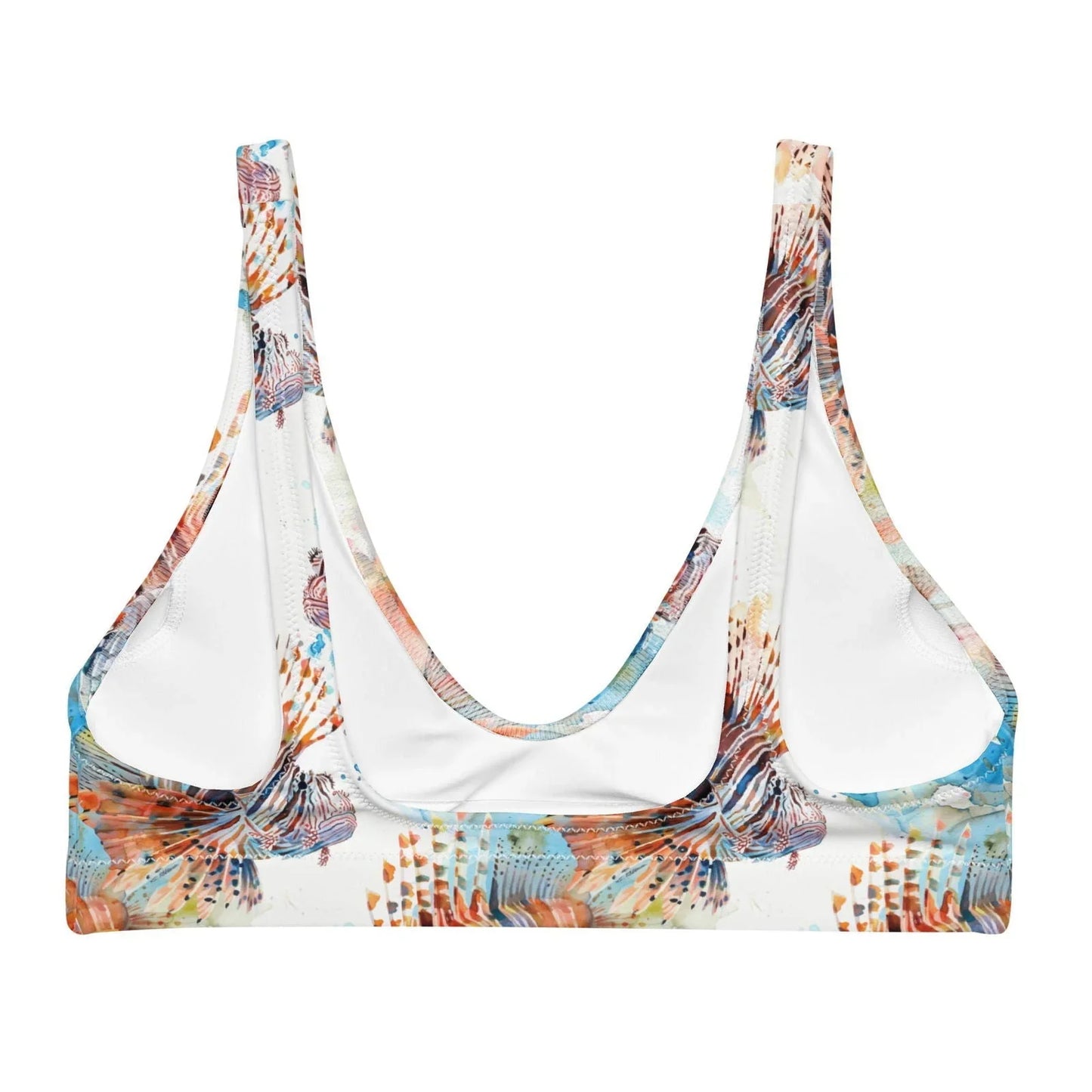 Invasive Lionfish Eco Bikini Top - 