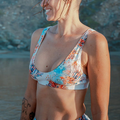 Invasive Lionfish Eco Bikini Top - 