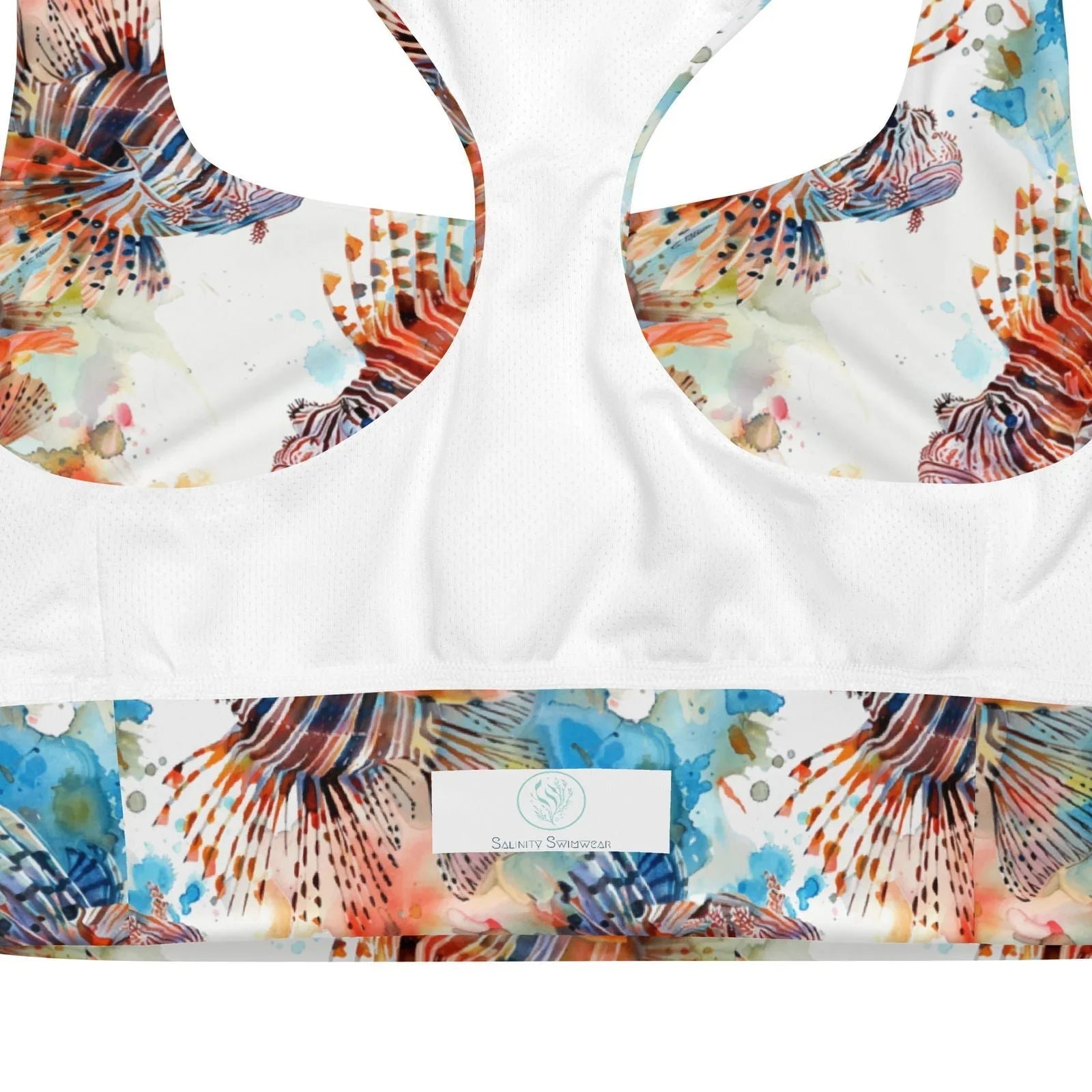 Invasive Lionfish Eco Sports Bra Top - 