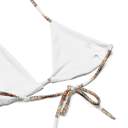 Invasive Lionfish Eco String Bikini Top - 