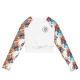 Invasive Lionfish Eco Cropped Rash Guard Solid -  - ["fish","Invasive Lionfish","rash guard","women"]