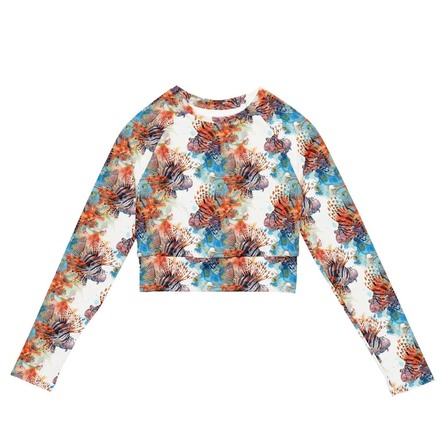 Spotted Eagle Ray Eco Cropped Rash Guard - 