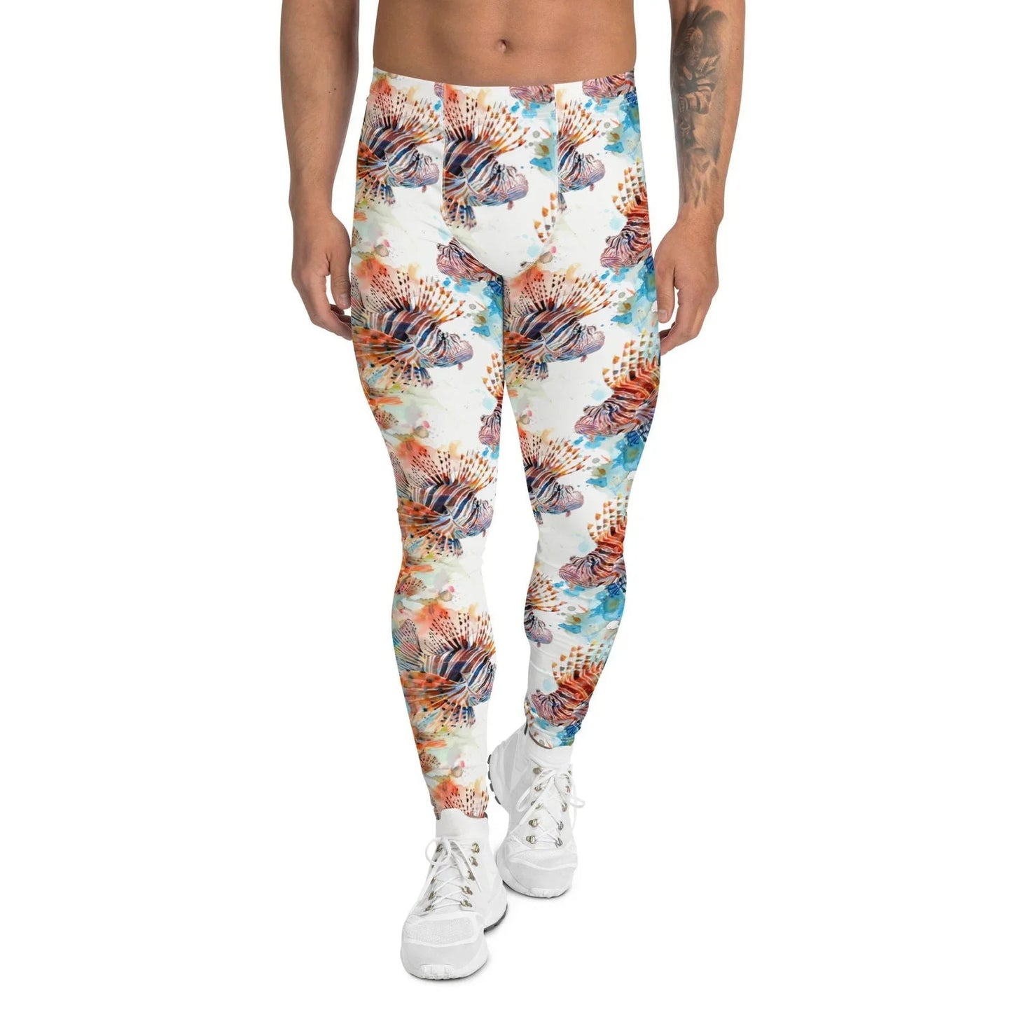 Invasive Lionfish Men's Swim Leggings - 
