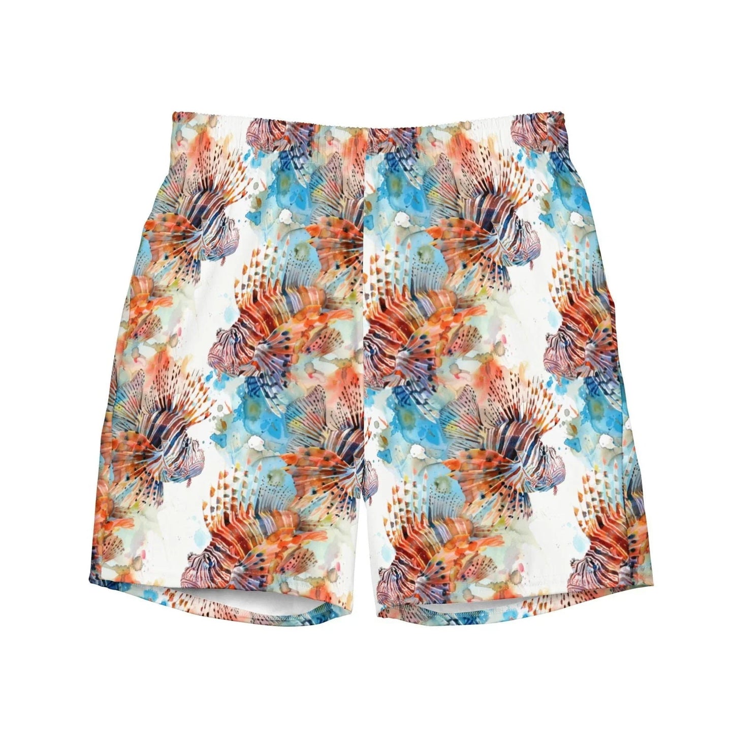 Invasive Lionfish Men's Swim Trunks - 