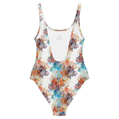 Invasive Lionfish One-Piece Swimsuit - 