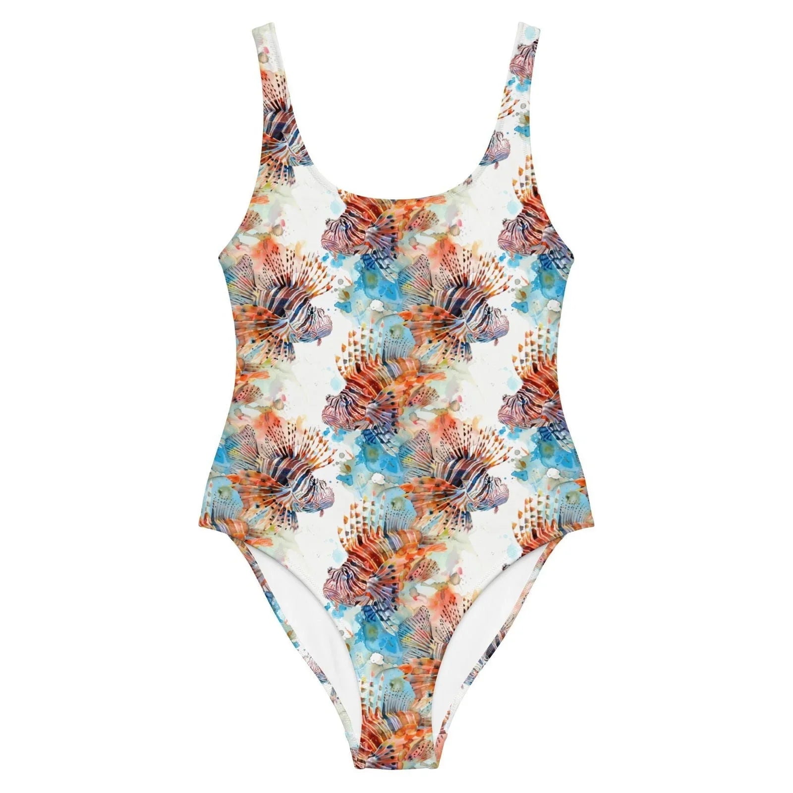 Invasive Lionfish One-Piece Swimsuit - 