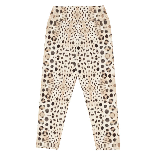 Leopard Shark Capri Swim Leggings - 