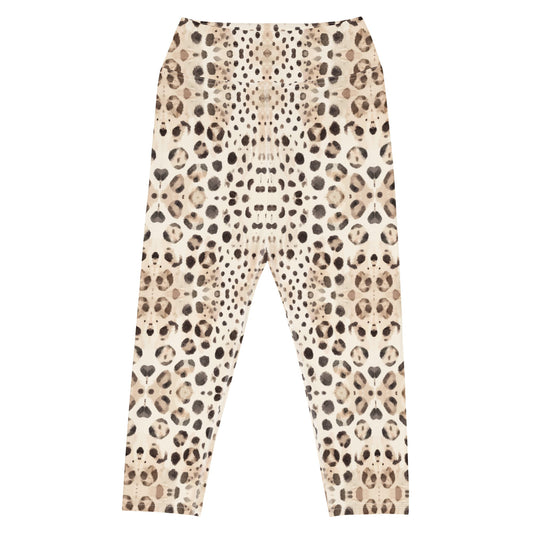 Leopard Shark Capri Swim Leggings - 