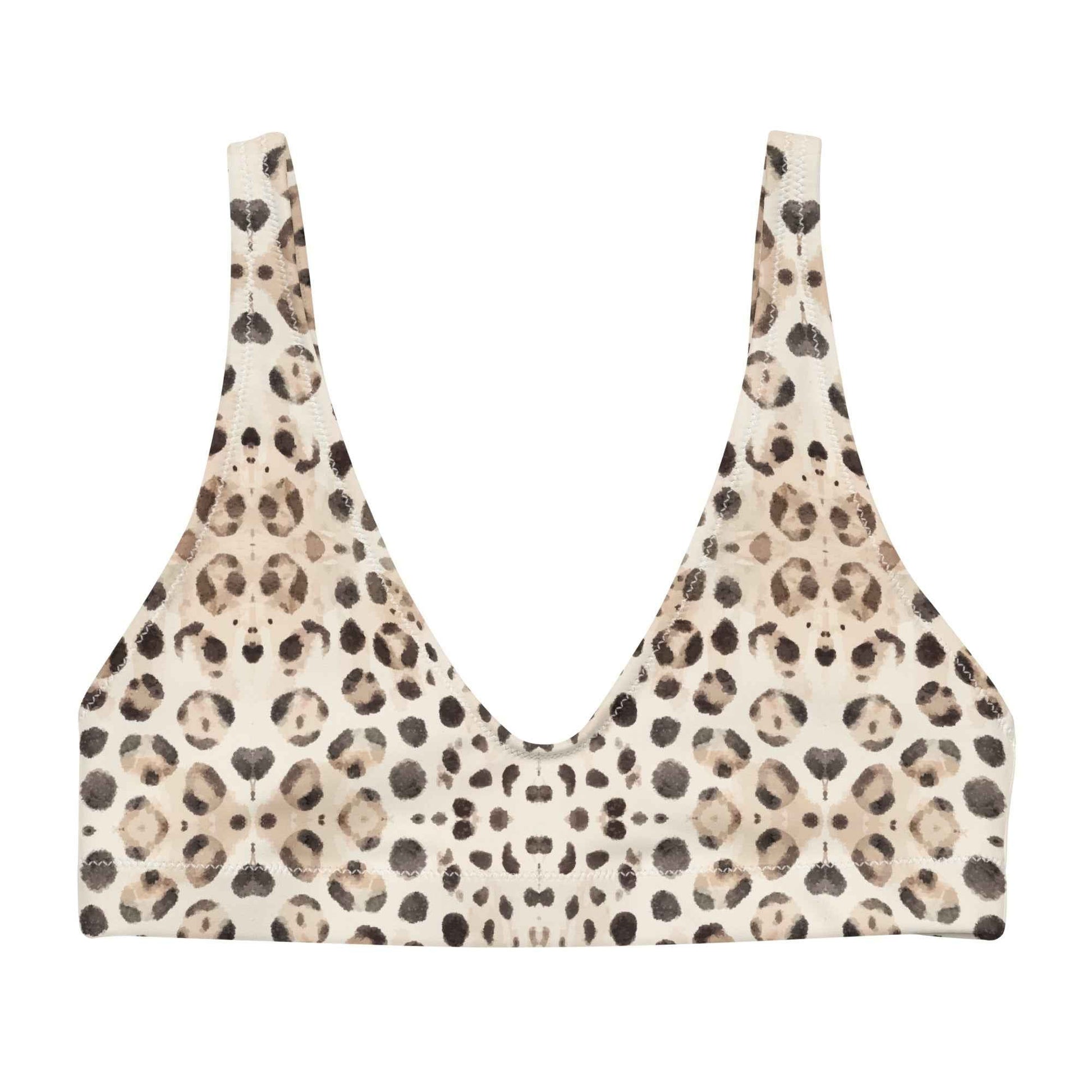 Leopard Shark Eco Bikini Top - 