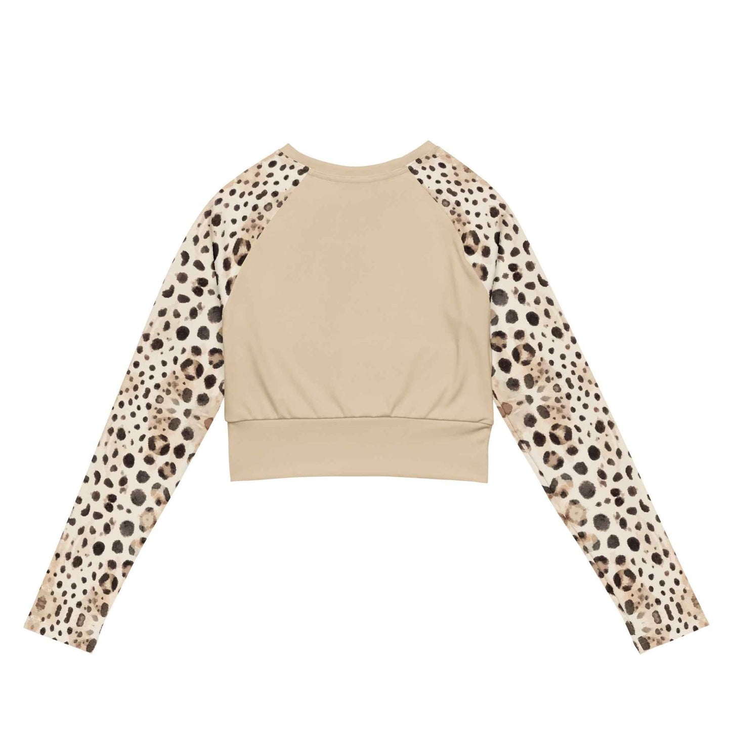 Leopard Shark Eco Cropped Rash Guard Solid - 