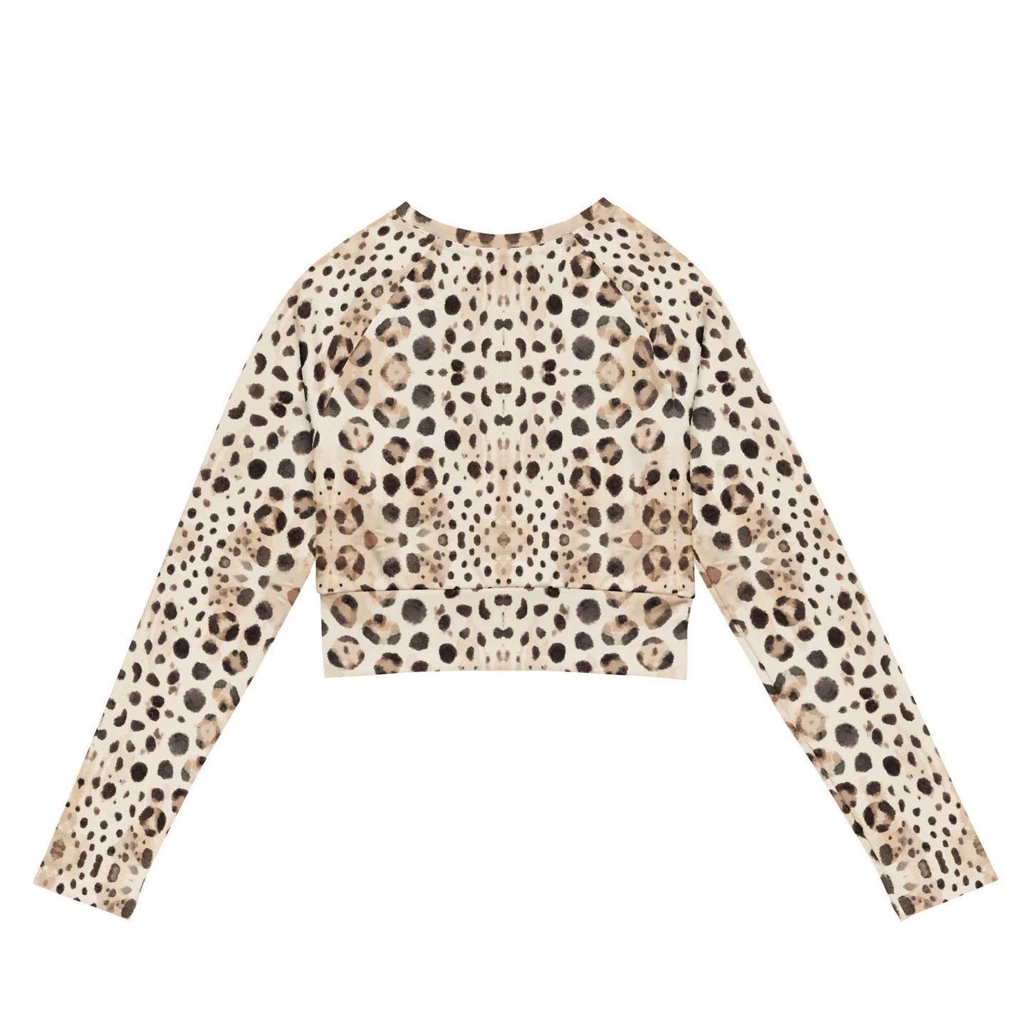 Leopard Shark Eco Cropped Rash Guard - 