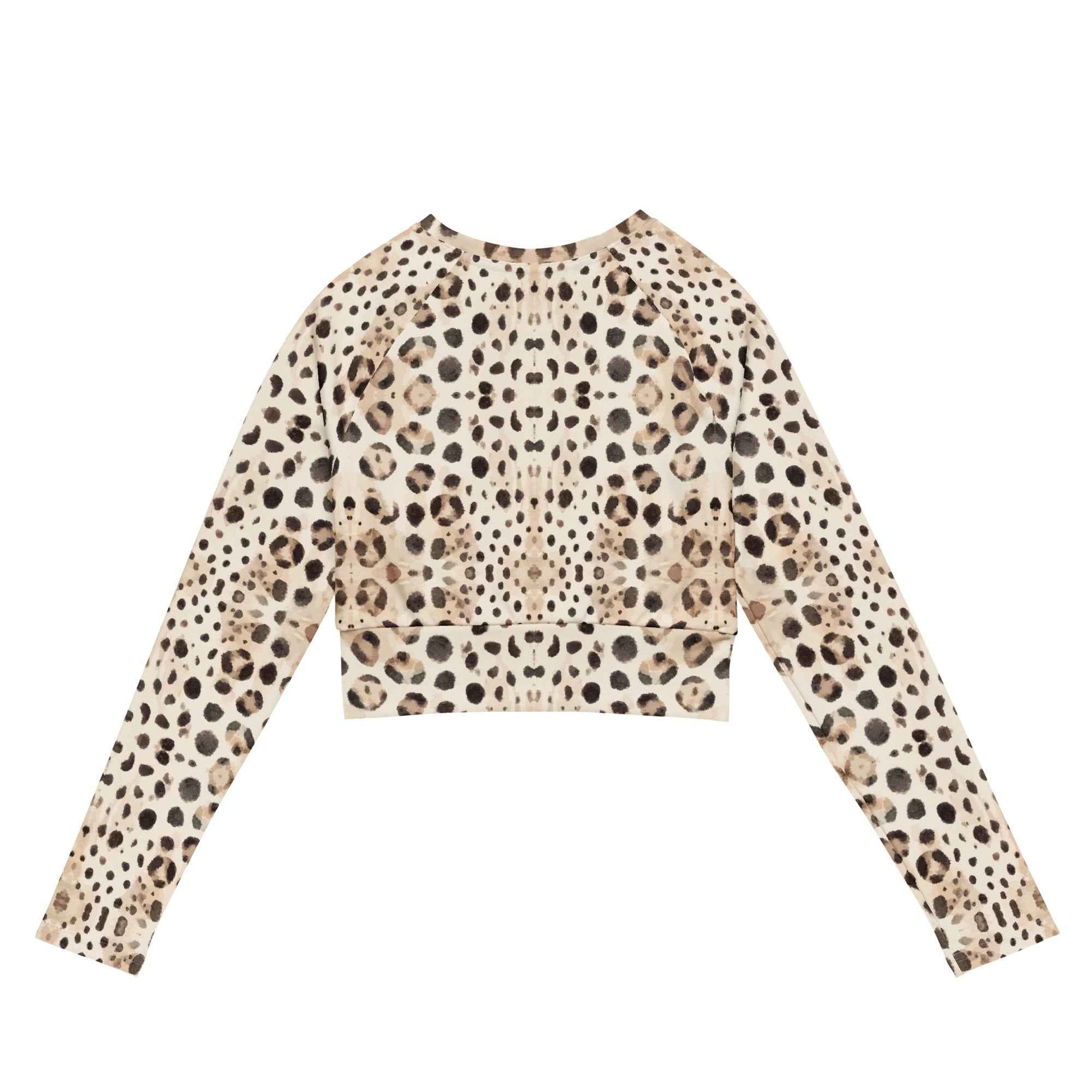 Leopard Shark Eco Cropped Rash Guard - 