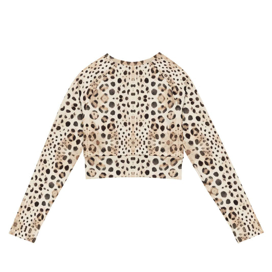 Leopard Shark Eco Cropped Rash Guard - 