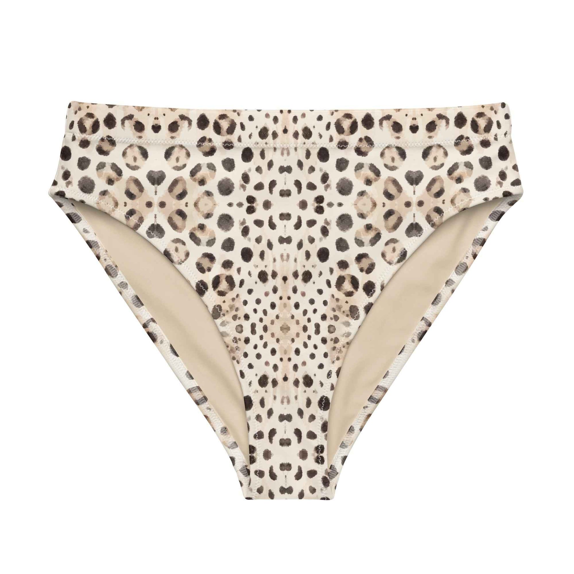 Leopard Shark Eco High-Waisted Bikini Bottom - 