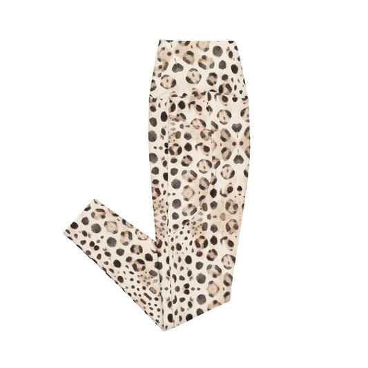 Leopard Shark Eco Swim Leggings With Pockets - 