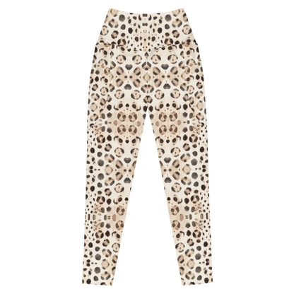Leopard Shark Eco Swim Leggings With Pockets - Salinity Swimwear