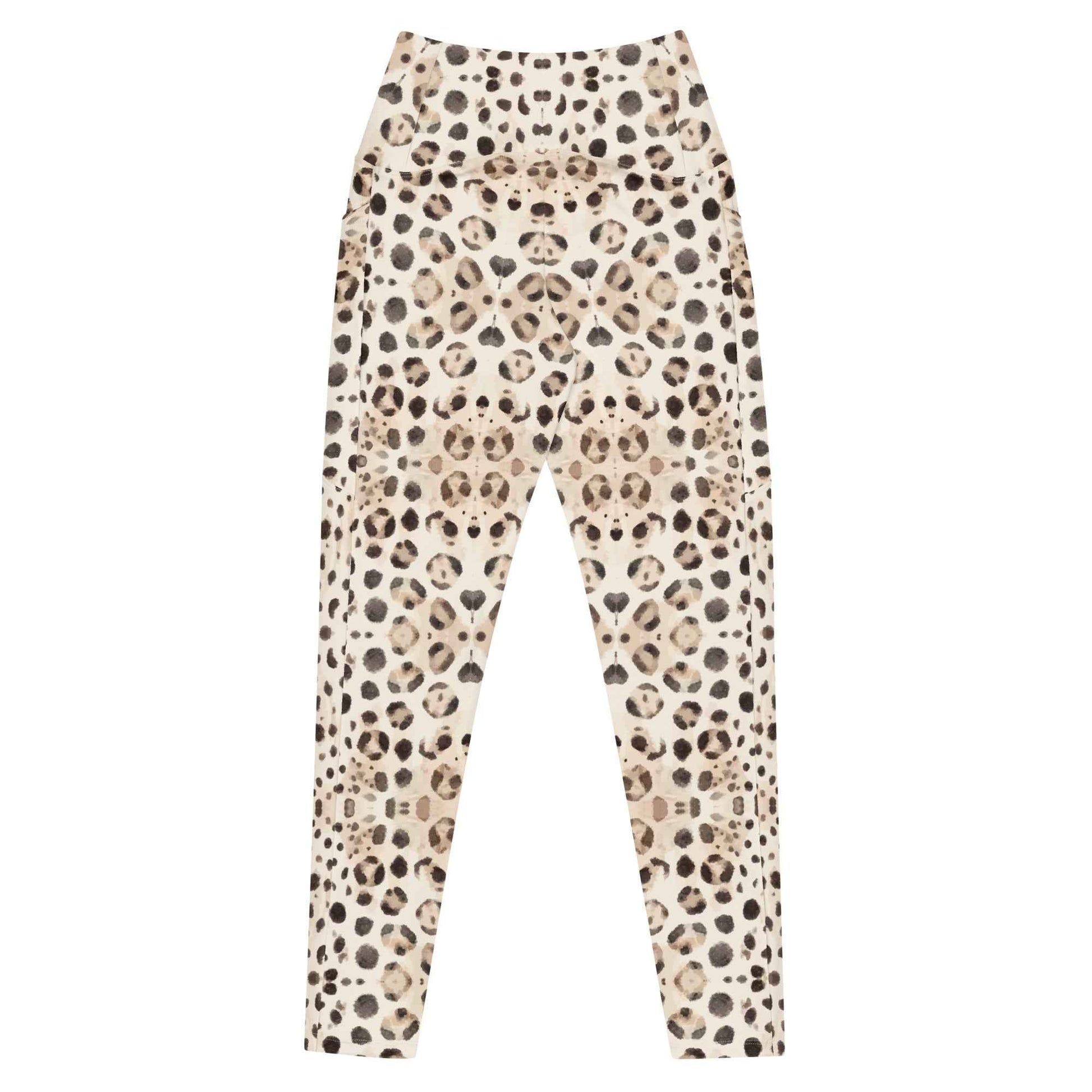 Leopard Shark Eco Swim Leggings With Pockets - Salinity Swimwear