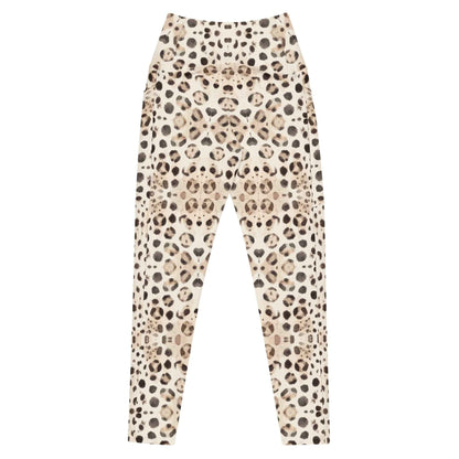 Leopard Shark Eco Swim Leggings With Pockets - Salinity Swimwear
