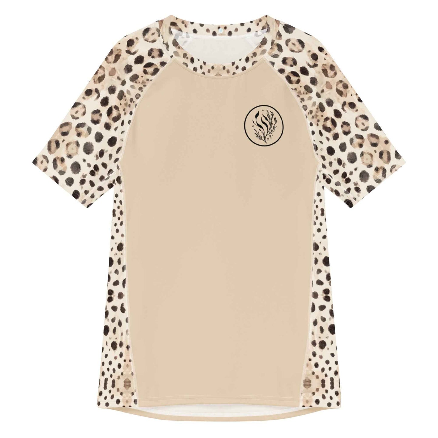 Leopard Shark Men’s Short Sleeve Swim Shirt - 