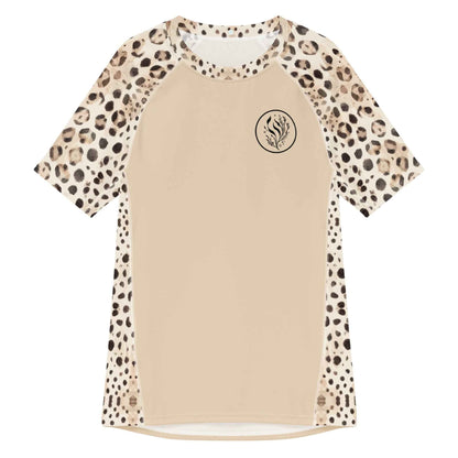 Leopard Shark Men’s Short Sleeve Swim Shirt - 