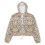 Leopard Shark Women’s Cropped Windbreaker -  - ["Jacket","Leopard Shark","Shark","women"]