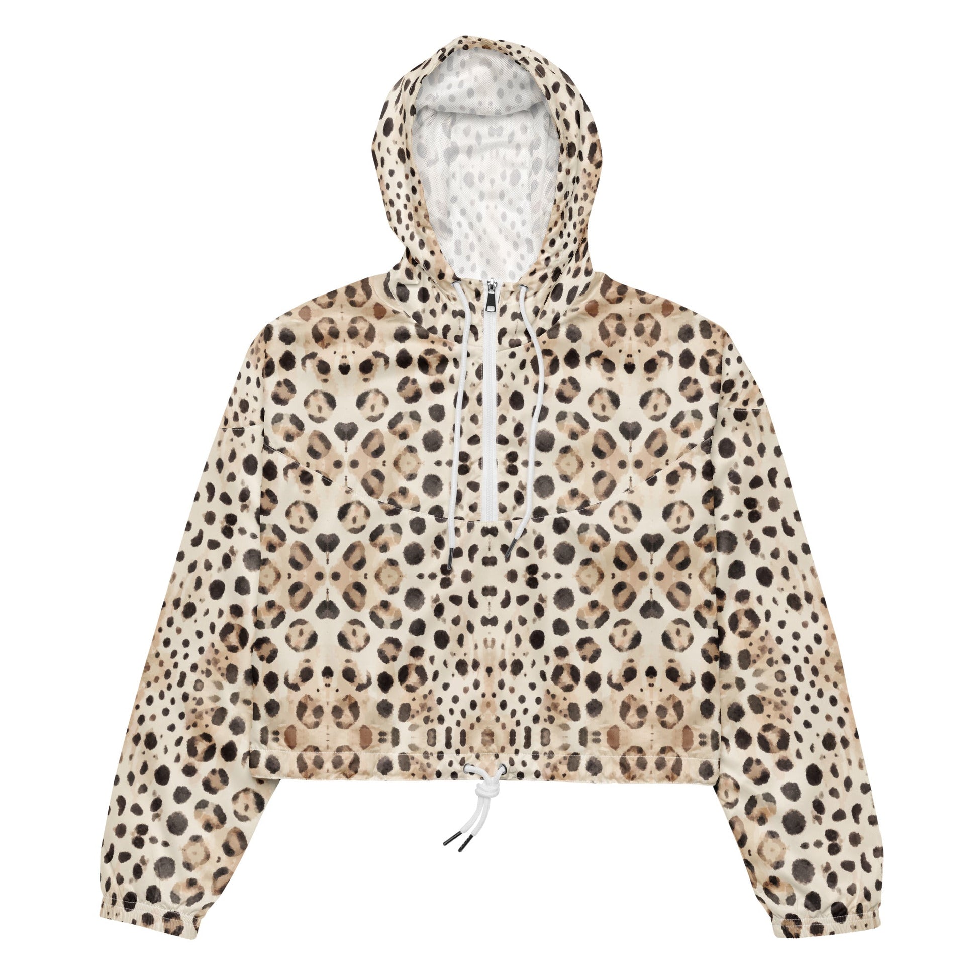 Leopard Shark Women’s Cropped Windbreaker - 