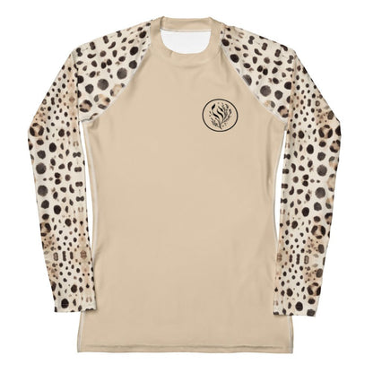 Leopard Shark Women's Rash Guard Solid - 