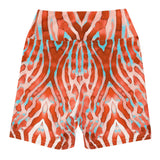 Lionfish Stripes 4" Inch Dive Shorts -  - ["fish","lionfish stripes","Short","women"]