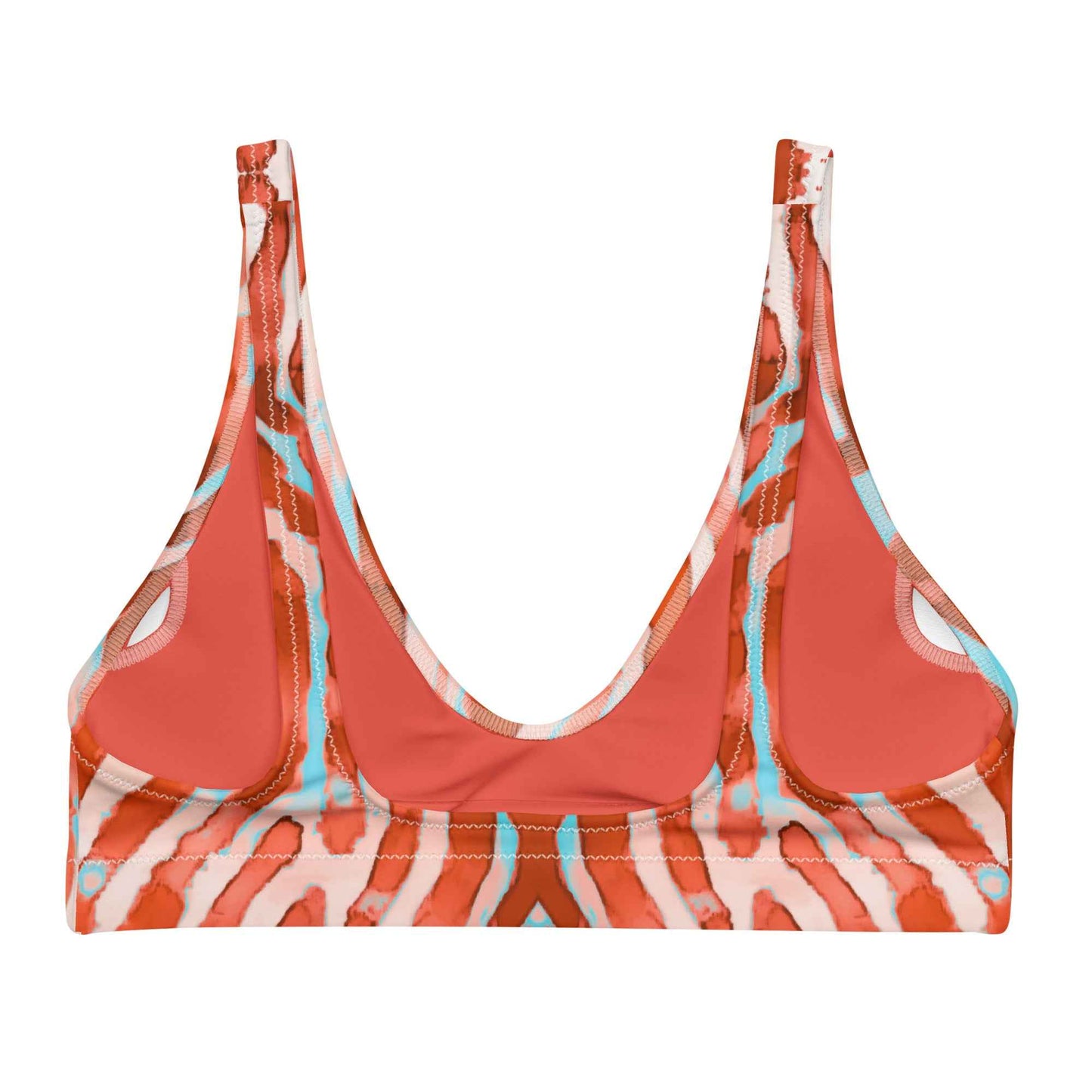 Lionfish Stripes Eco Bikini Top - 