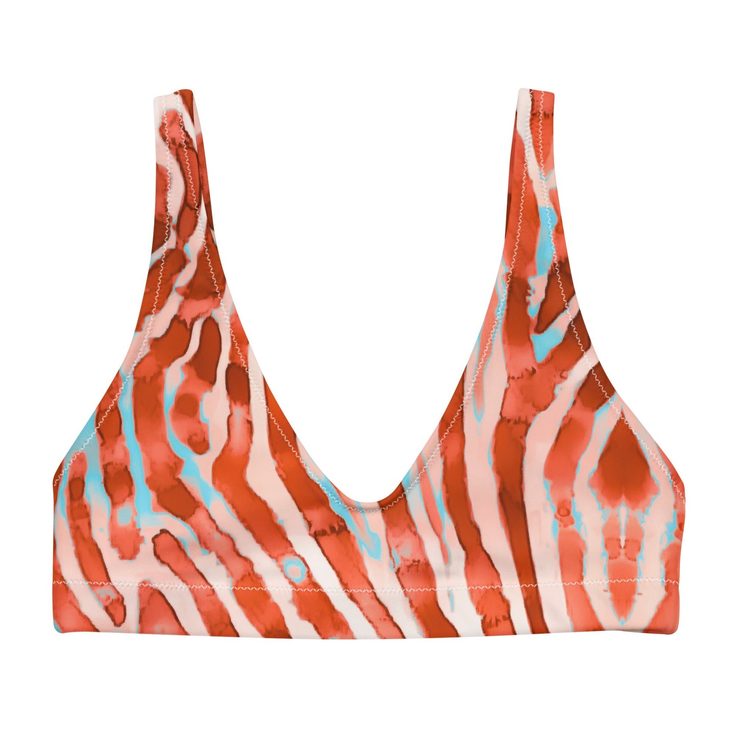Lionfish Stripes Eco Bikini Top - 