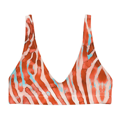 Lionfish Stripes Eco Bikini Top - 