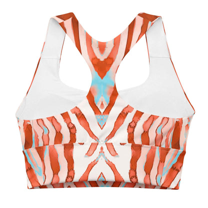 Lionfish Stripes Eco Sports Swim Top - 