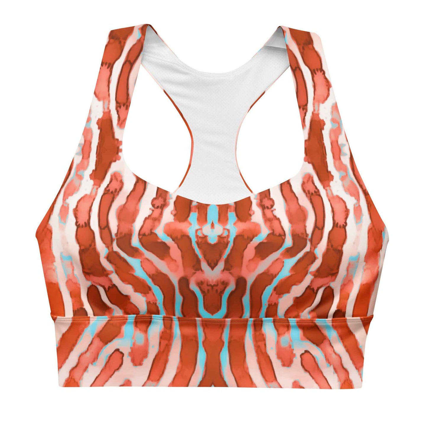 Lionfish Stripes Eco Sports Swim Top - 