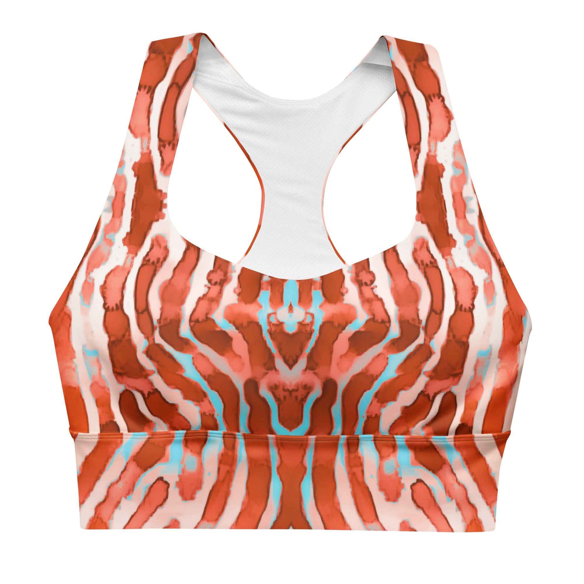 Lionfish Stripes Eco Sports Swim Top - 