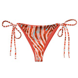 Lionfish Stripes Eco String Bikini Bottom -  - ["fish","lionfish stripes","swim","women"]