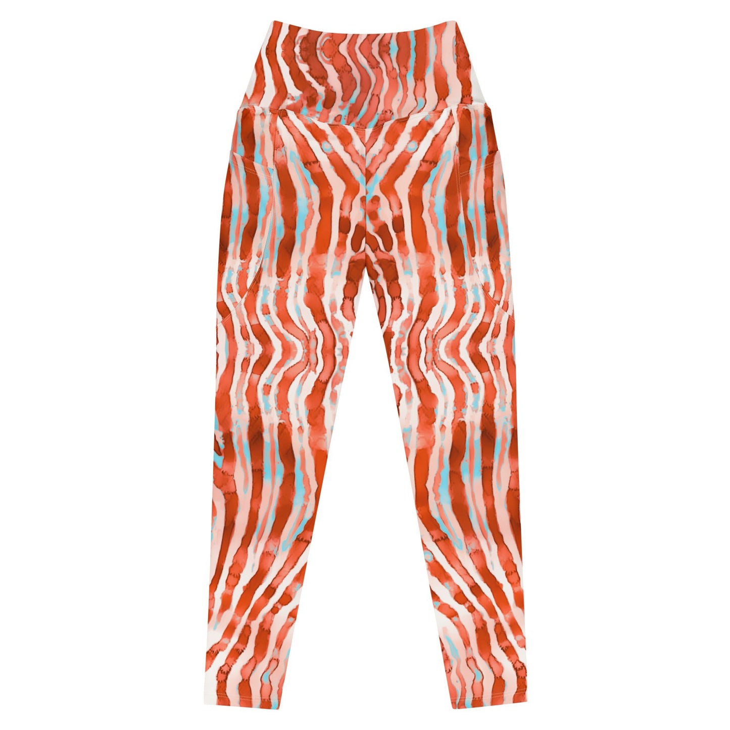 Lionfish Stripes Eco Swim Leggings With Pockets - 